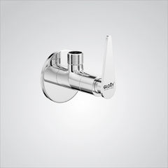 Chrome Finish Brass Concealed Stop Cock Faucet Tap Valve with Flange for bathrooms, Overhead Tanks, geysers (Nano)-by GLOXY®