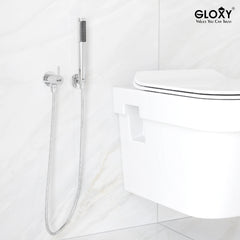 Chrome Finish Concealed Stop Cock Faucet Tap Valve with Flange for bathrooms, Overhead Tanks, geysers (Royal)-by GLOXY®
