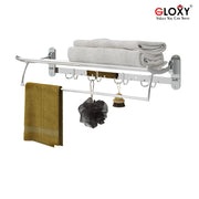 24 Inch Stainless Steel Folding Towel Racks for Bathroom