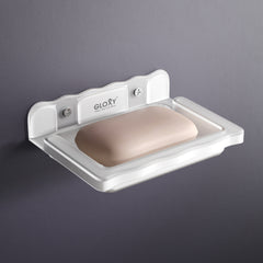 GLOXY® Unbreakable Transparent Wall Mount Soap Dish