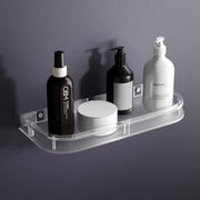 Unbreakable Transparent Wall Mount Acrylic Multipurpose Bathroom Corner Shelf
