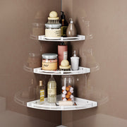 GLOXY® Unbreakable Corner Wall Shelf Set - 3 Sizes (7", 9", 11") for Bathroom & Living Room - Space-Saving Organizer