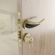 Gloxy Lumax Series Antique Finish Mortise Main Door Key Lock With Handle