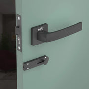 Gloxy Venlo Series Black Finish Mortise Bathroom Door Latch Lock With Handle