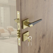 Gloxy Sento Series Antique Finish Mortise Main Door key Lock With Handle