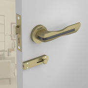 Gloxy Cavin Series Antique Finish Mortise Bathroom Door Latch Lock With Handle