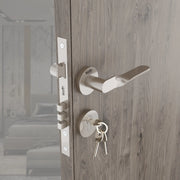 Gloxy Revok Series Satin Chrome Finish Mortise Main Door key Lock With Handle