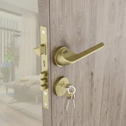 Gloxy Garnik Series Antique Finish Mortise Main Door key Lock With Handle