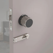 Gloxy Monik Series Satin Chrome Finish Mortise Bathroom Door Latch Lock With Round Handle