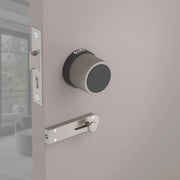Gloxy Stylor Series Satin Chrome Finish Mortise Bathroom Door Latch Lock With Round Handle
