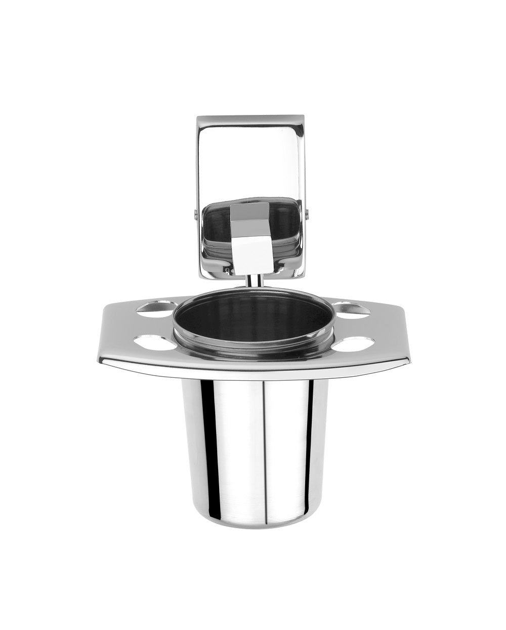 Square Shape Stainless Steel Toothbrush Holder