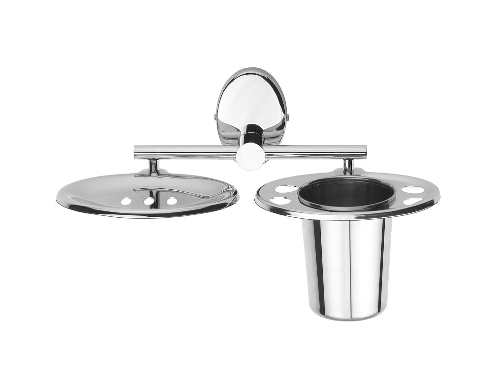 Oval Shape Stainless Steel Single Soap Holder for Bathroom
