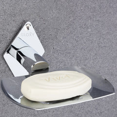 Corsa Shape Stainless Steel SS304 Soap Holder (Silver)-by GLOXY®