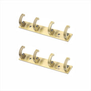 Antique Back Door Hanger khutti Hooks Plate in Kaju Shape Aluminium Wall Mounting
