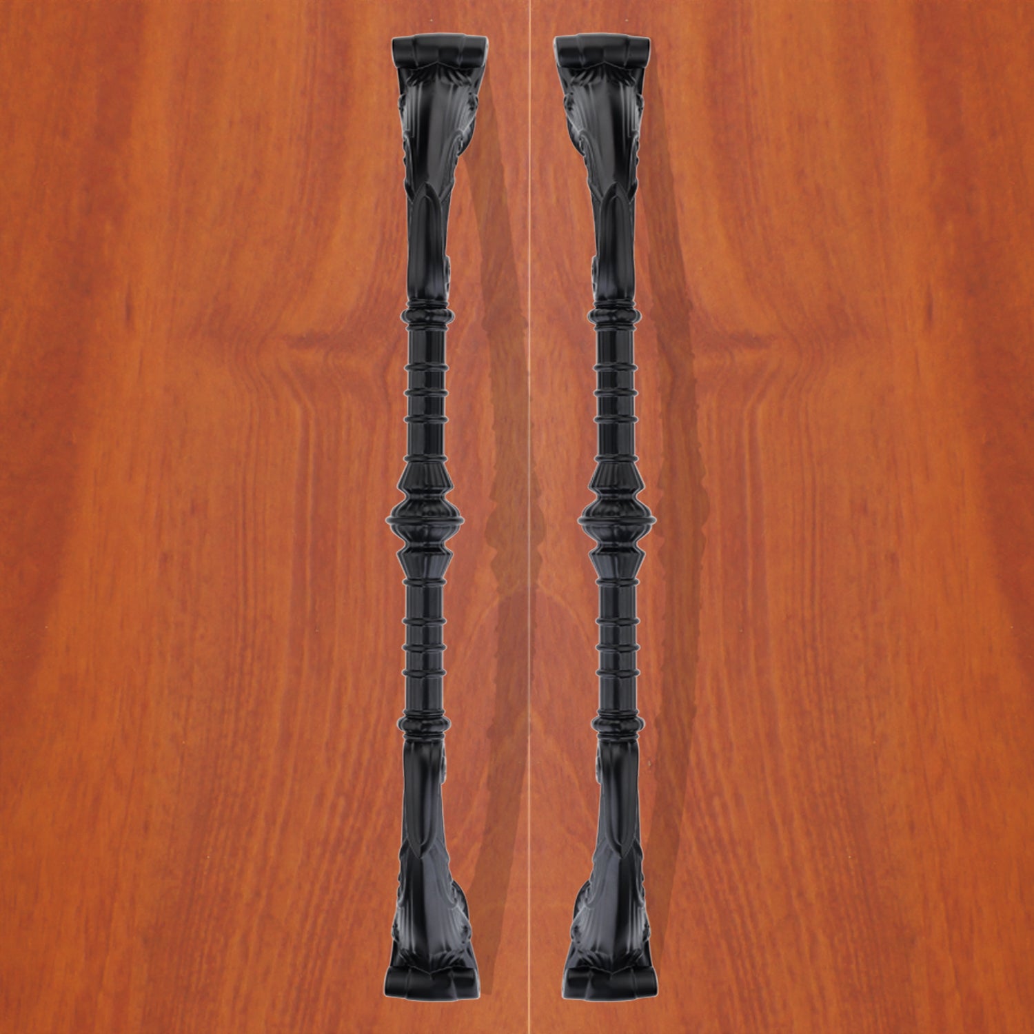 GLOXY Aluminium 20.5 inch Door Handles for Main Door Handle Decorative Push & Pull Door Handle Vintage Classy Look for Glass and Wooden Door