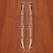 GLOXY Aluminium 20.5 inch Door Handle Decorative Push & Pull Door Handle Knocker with Vintage Antique Classy Look for Glass and Wooden Door