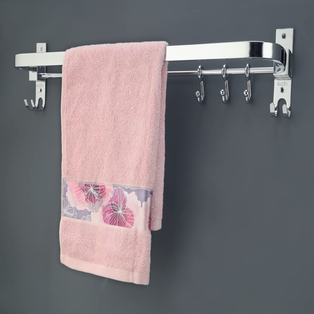 24 Inch Wall Mounted Stainless Steel Towel Rod for Bathroom
