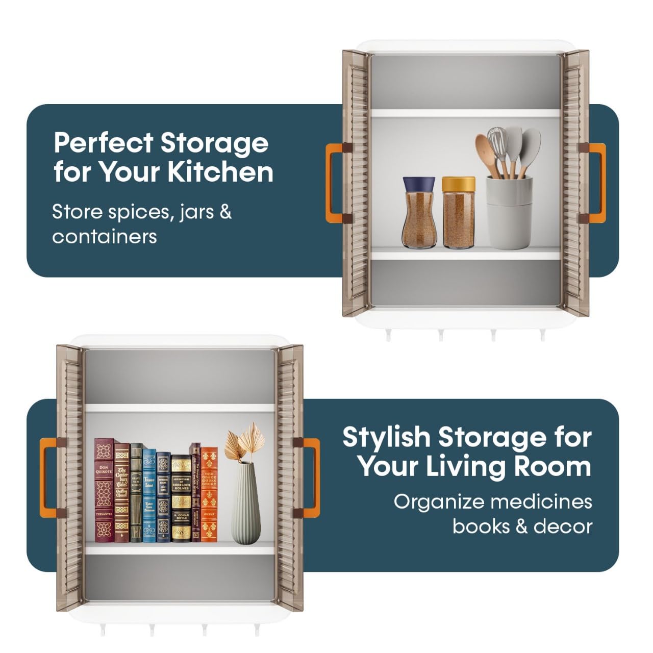 Gloxy Bathroom Shelf & Storage Cabinet