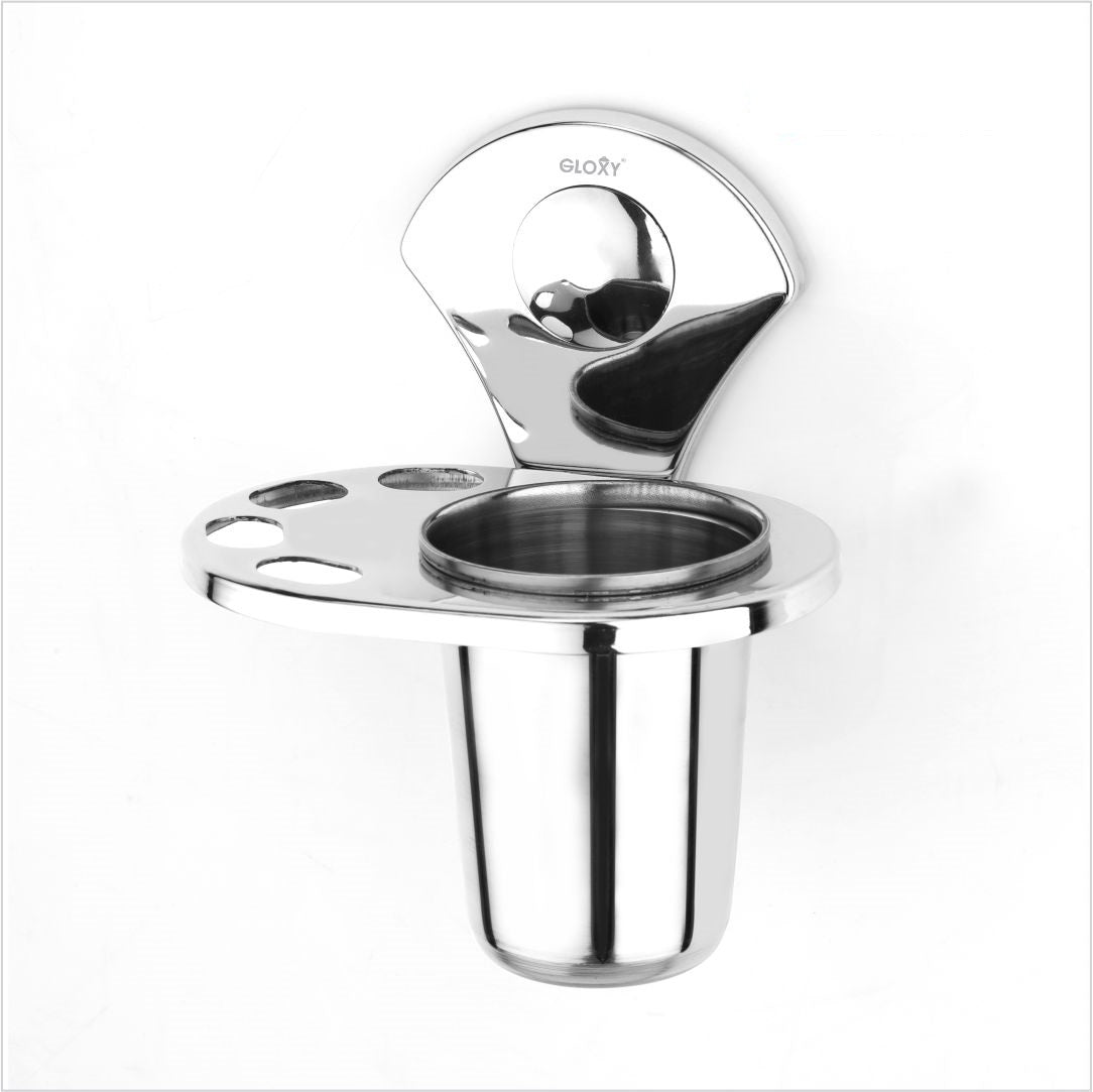 Flower Stainless Steel Toothbrush Holder