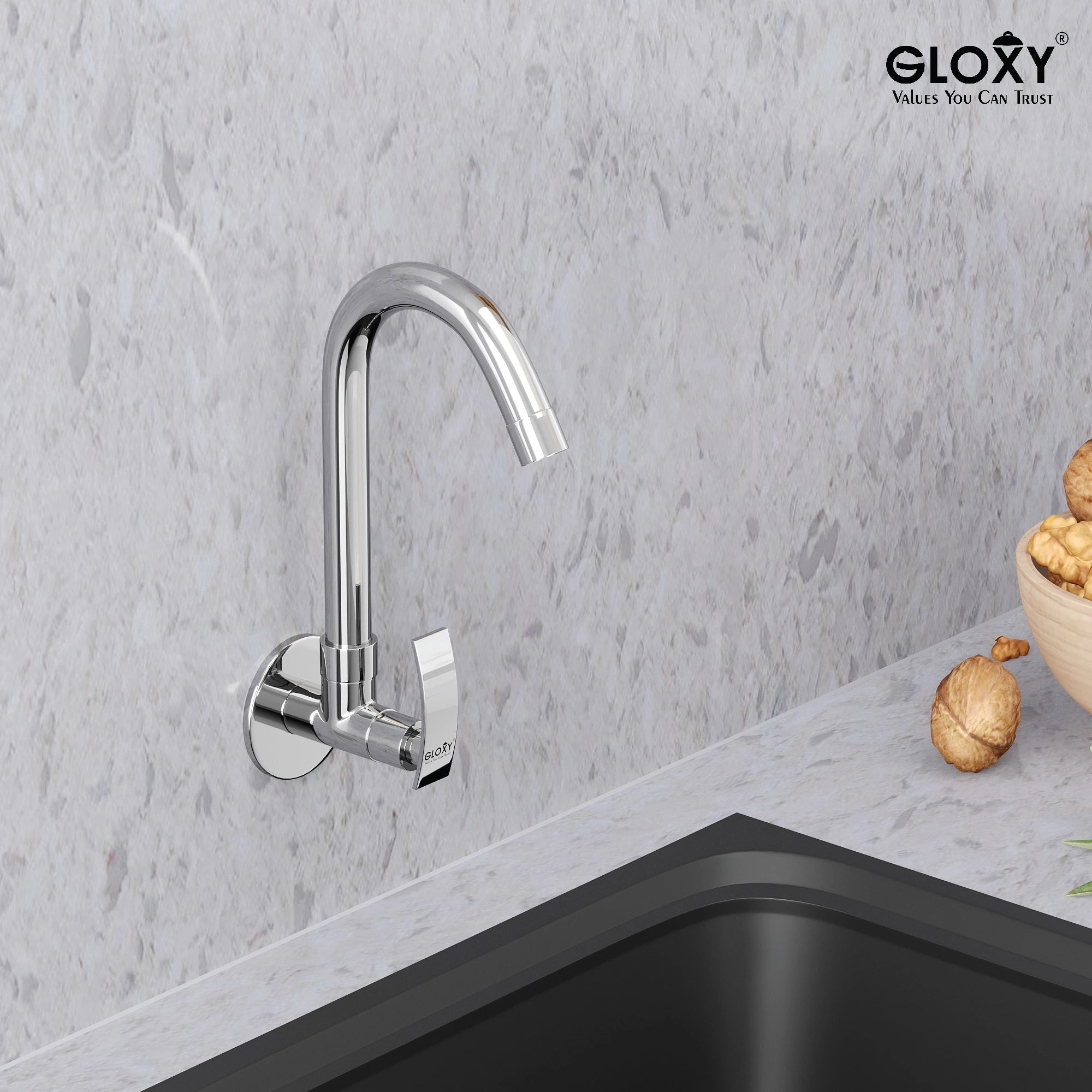 wall mounted brass water saving foam flow ap