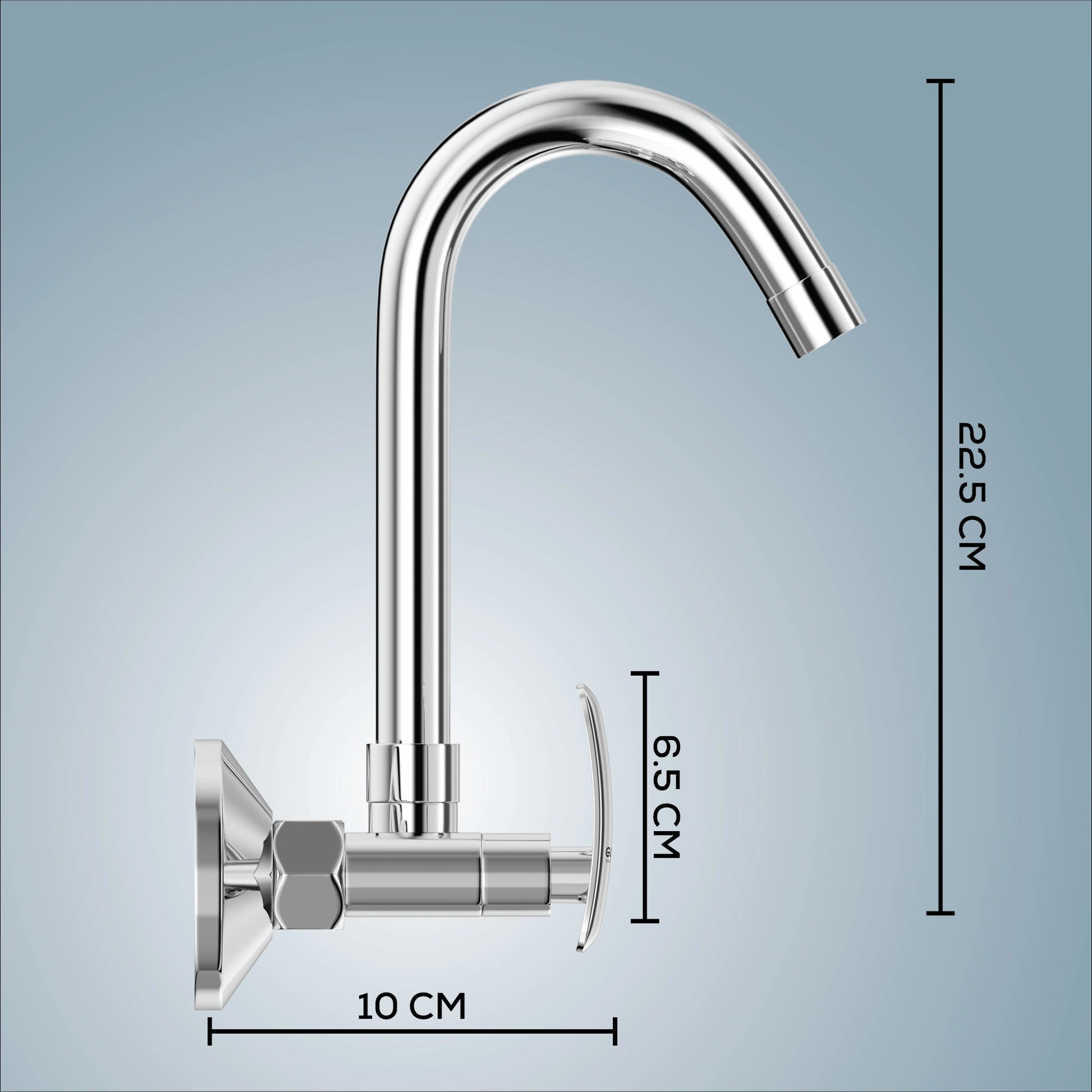 Premium Gloxy Imperial brass sink mixer tap with rotatable swan-neck spout