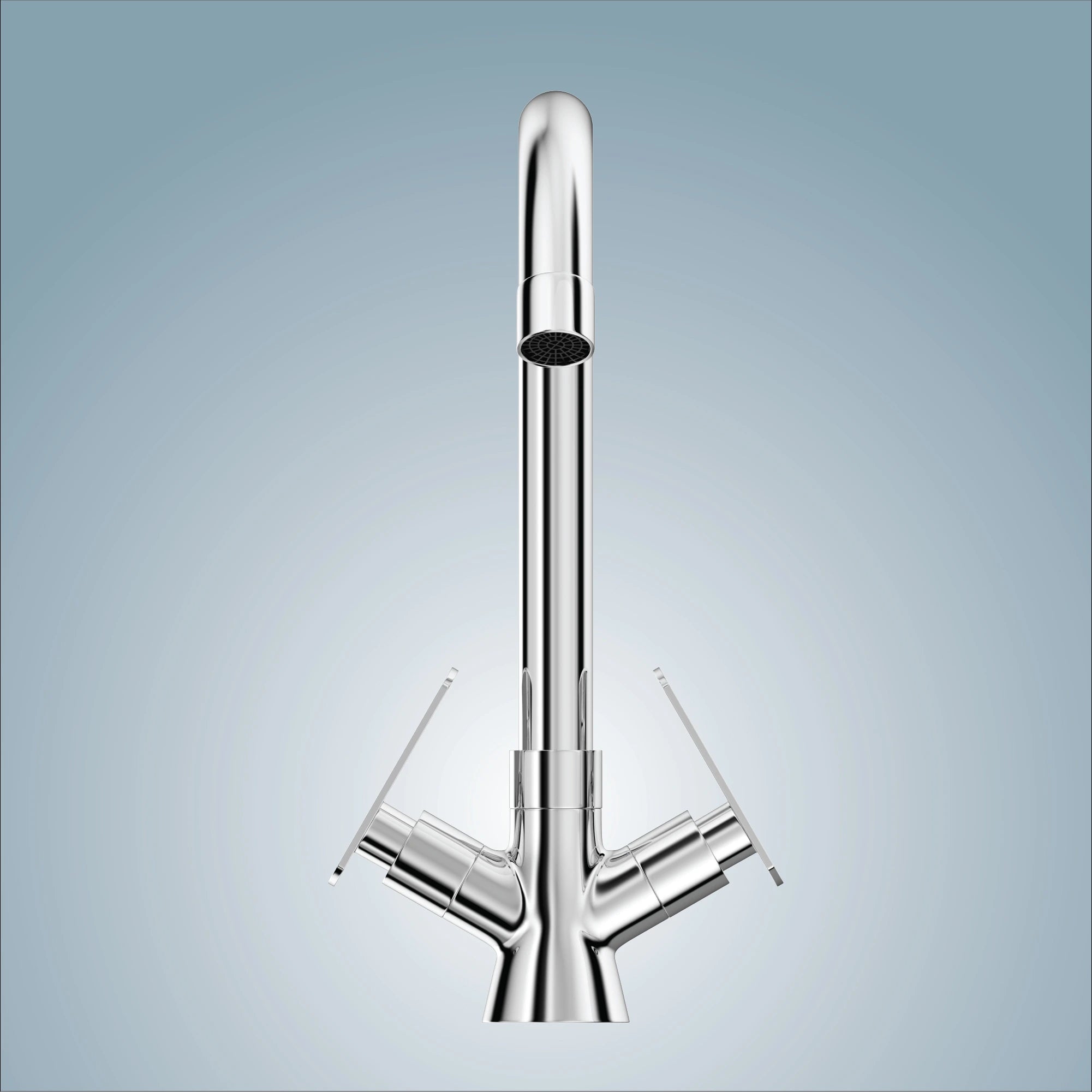 gloxy riva chrome daboule lever sink faucet 