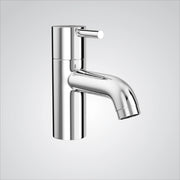 Chrome finish deck mount single lever brass short pillar cock faucet tap valve
