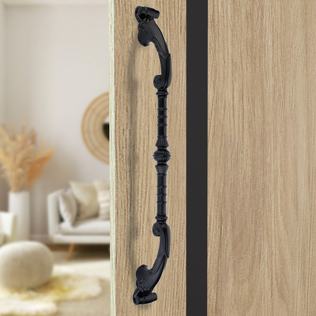 GLOXY Aluminium 20.5 inch Door Handles for Main Door Handle Decorative Push & Pull Door Handle Vintage Classy Look for Glass and Wooden Door