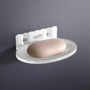 Unbreakable Oval shape Wall Mount Soap Dish for Bathroom & Kitchen