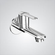 Chrome faucet with 'Gloxy' branding on a light gray background